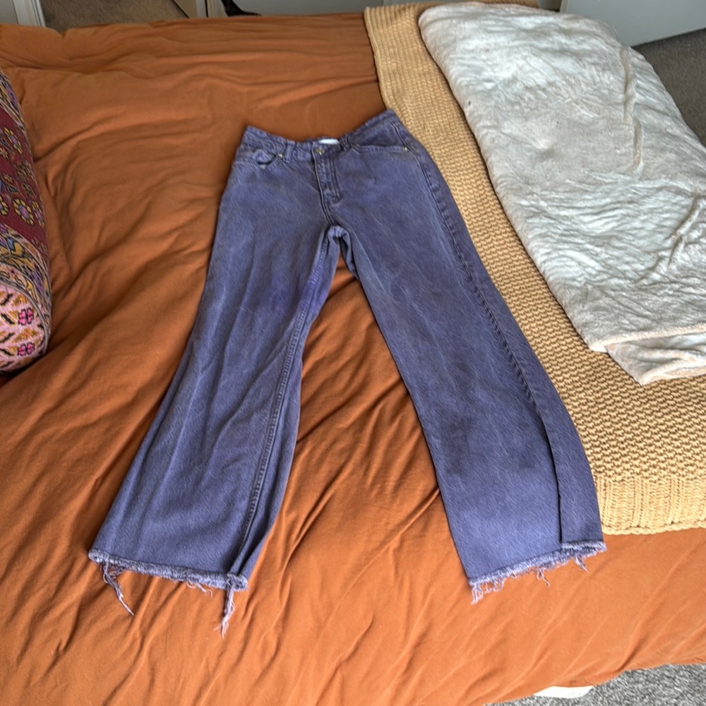 Zara Lavender Denim Jeans